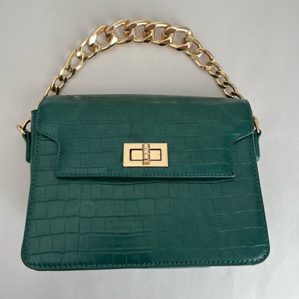Like Dreams Croc Crossbody‎ Green